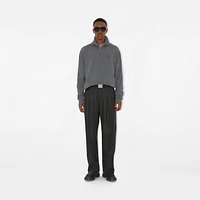 Cashmere Blend Half-zip Sweater in Grey - Men | Burberry® Official