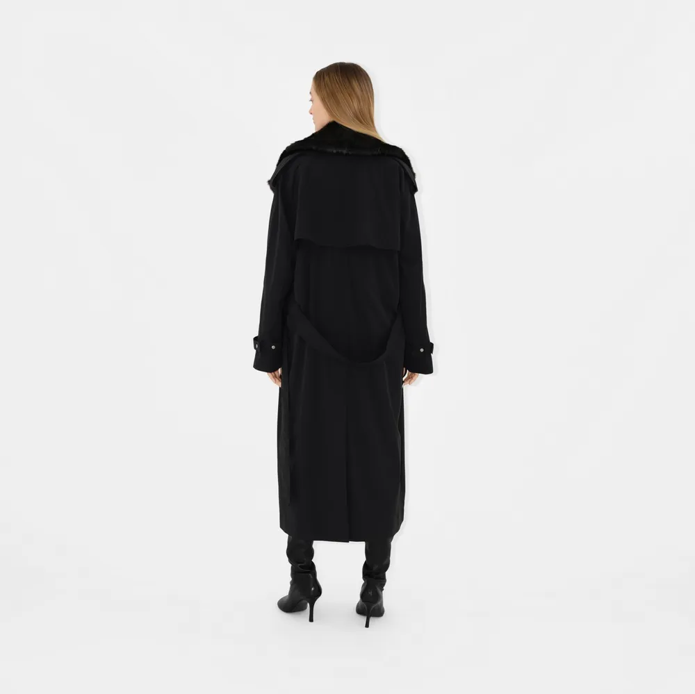 Long Kennington Trench Coat in Black - Women | Burberry® Official