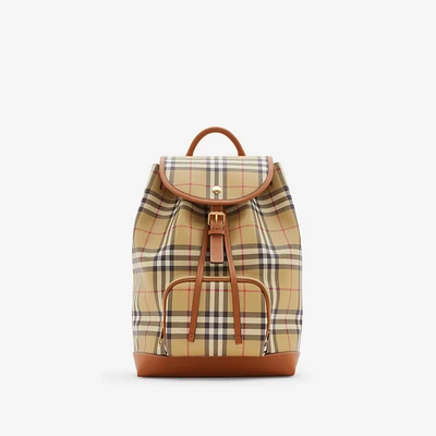 Check Backpack in Archive beige/briar brown - Women | Burberry® Official