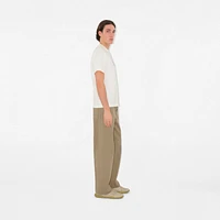 EKD Cotton T-shirt in Chalk - Men | Burberry® Official