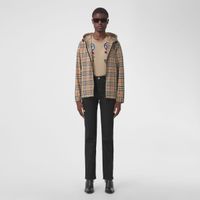 Vintage Check Hooded Jacket Archive Beige - Women | Burberry® Official