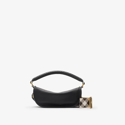 B Clip Shoulder Bag in Black - Women, Leather | Burberry® Official