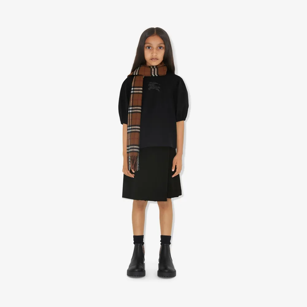 burberry pleated skirt