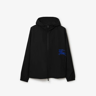Nylon Hooded Jacket in Black - Men | Burberry® Official