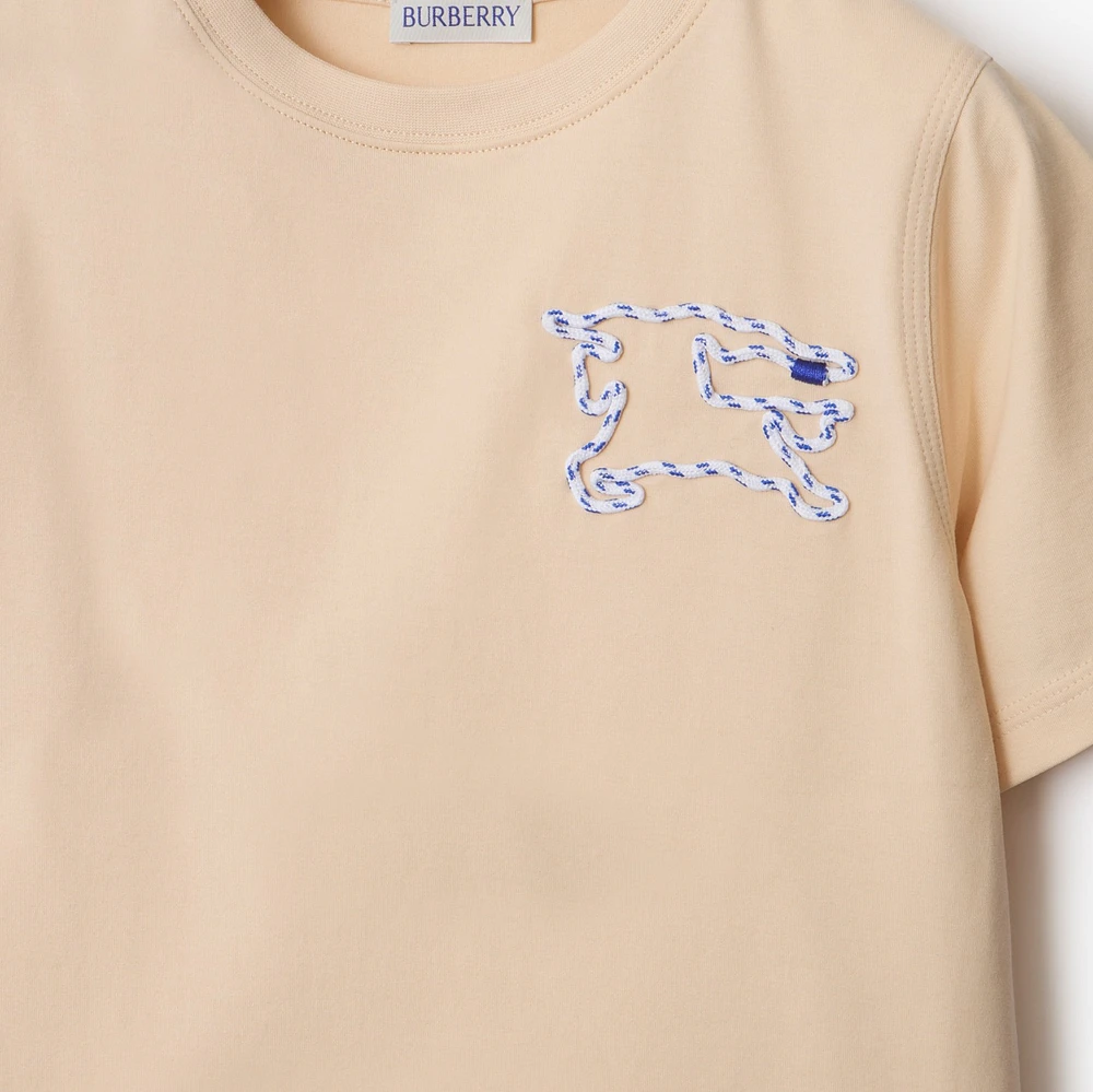 Laces EKD Cotton T-shirt in Calico | Burberry® Official
