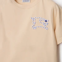 Laces EKD Cotton T-shirt in Calico | Burberry® Official