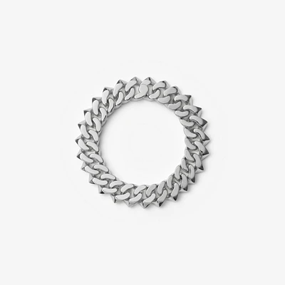 Thorn Cuban Chain Bracelet in Silver