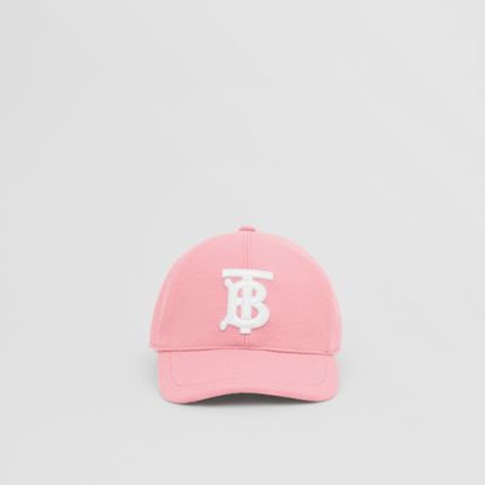Monogram Motif Jersey Baseball Cap Pink | Burberry United States