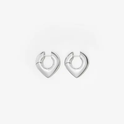 Thorn Hoop Earrings in Silver - Women | Burberry® Official