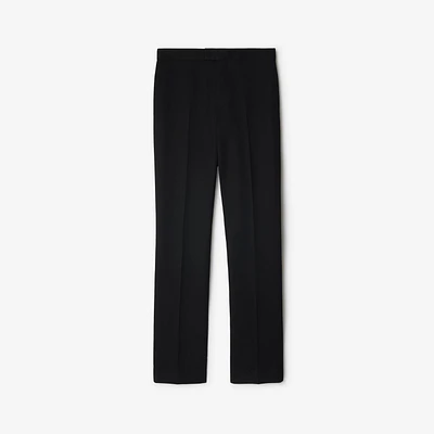 Wool Tuxedo Trousers in Black - Men | Burberry® Official