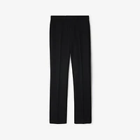 Wool Tuxedo Trousers in Black - Men | Burberry® Official