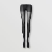 Crystal Letter Graphic Tights Black - Women | Burberry® Official