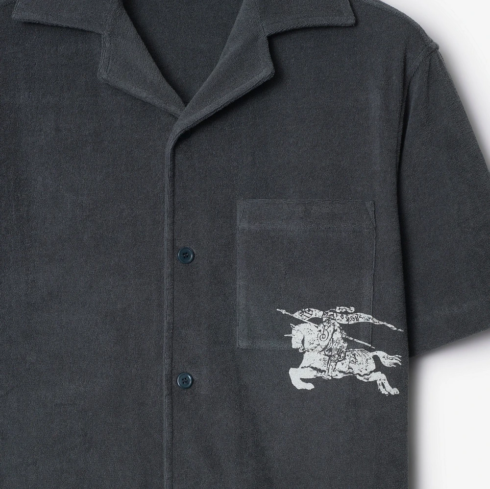 EKD Cotton Shirt in Magnet - Men | Burberry® Official