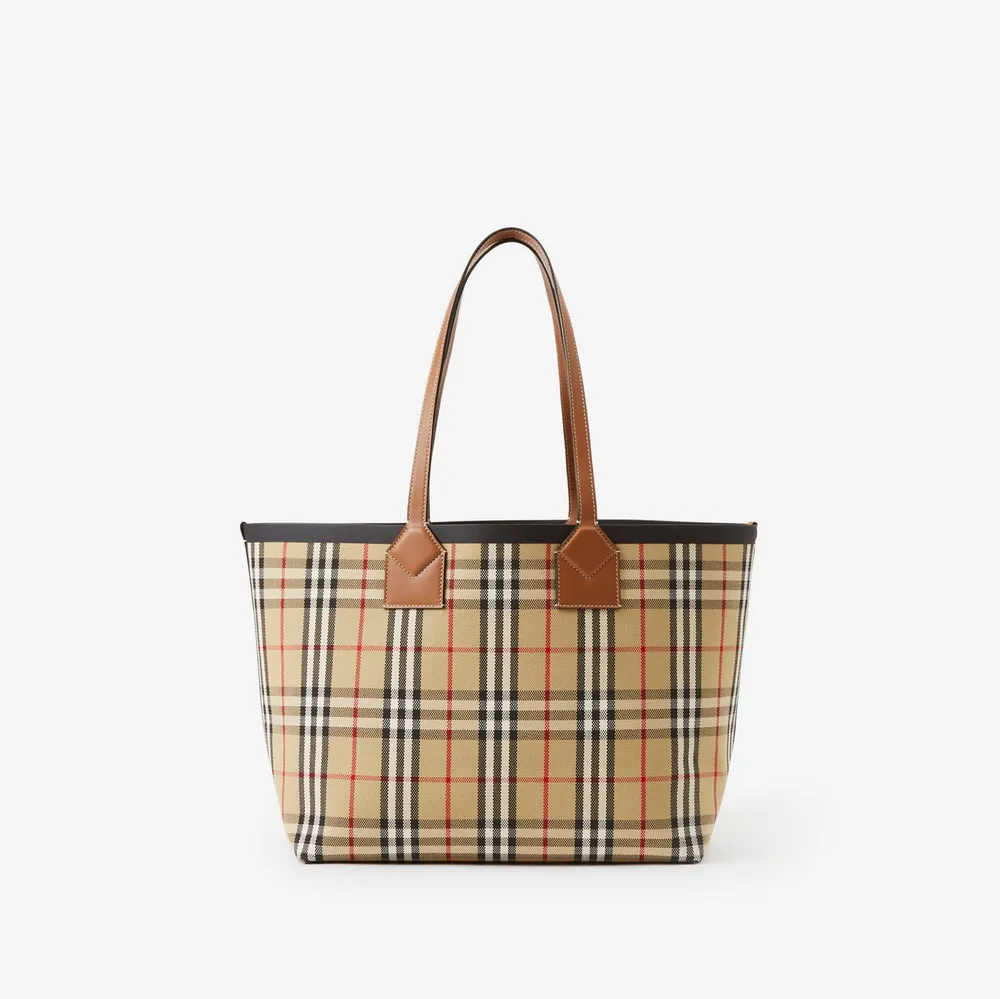 Burberry Medium London Check Tote Bag