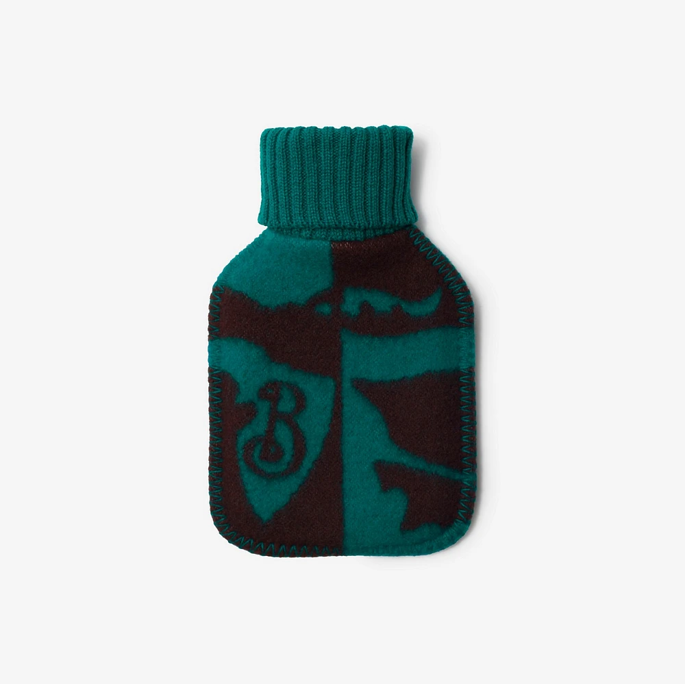 EKD Wool Hot Water Bottle in Kingfisher/snug | Burberry® Official