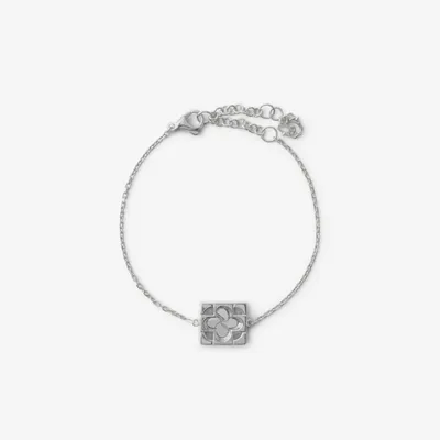 Rose Monogram Bracelet in Silver - Women | Burberry® Official