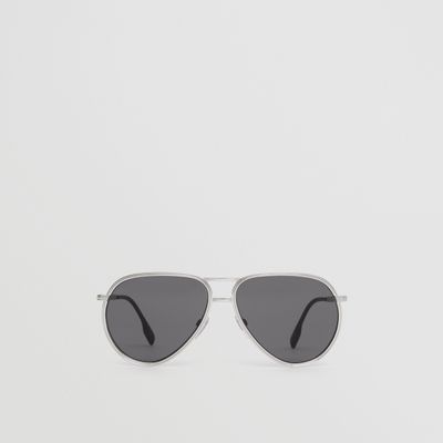 Pilot Sunglasses in Black - Men | Burberry® Official