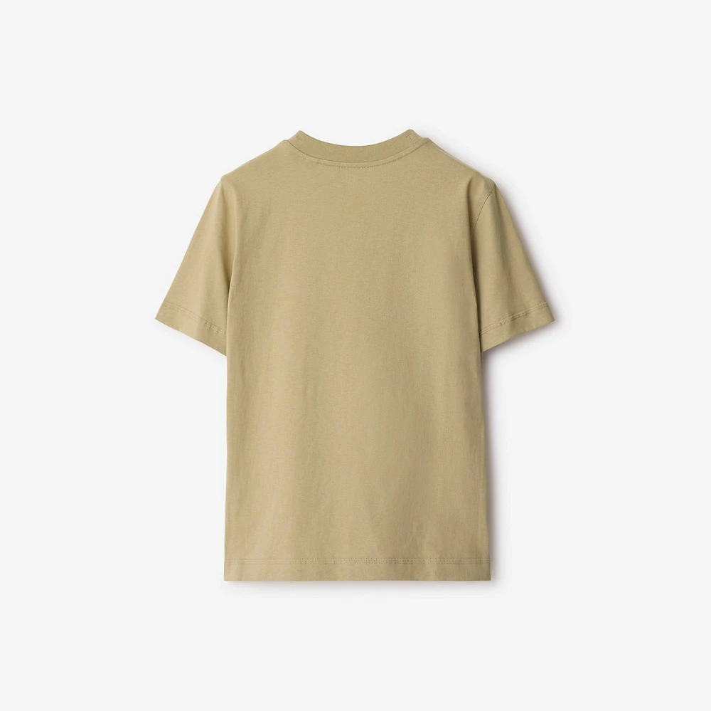 EKD Cotton T-shirt in Hunter - Women | Burberry® Official