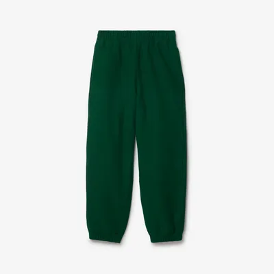 Cotton Jogging Pants in Ivy - Men | Burberry® Official