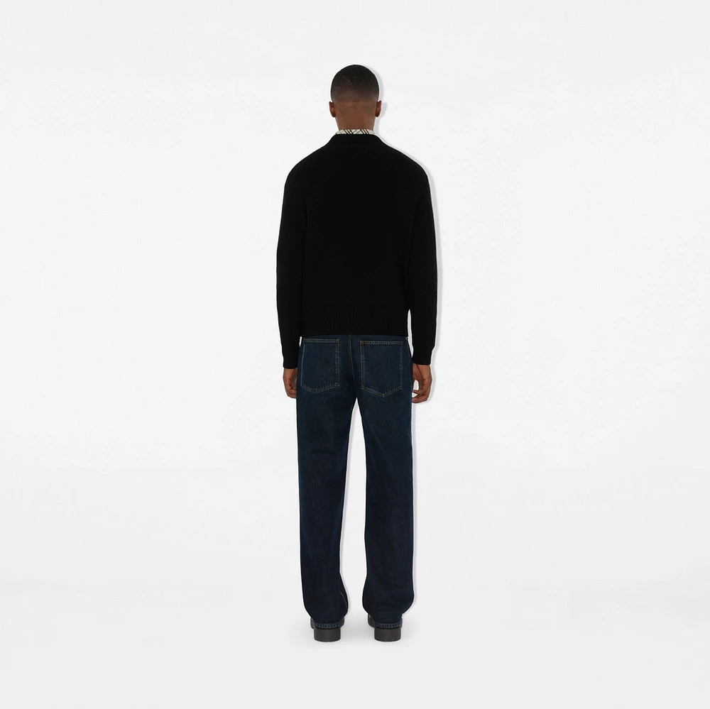 EKD Wool Cashmere Sweater in Black - Men | Burberry® Official