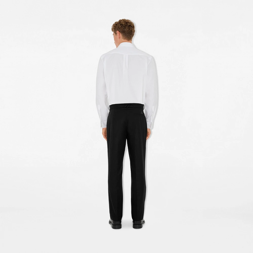 Cotton Trousers in Black - Men | Burberry® Official