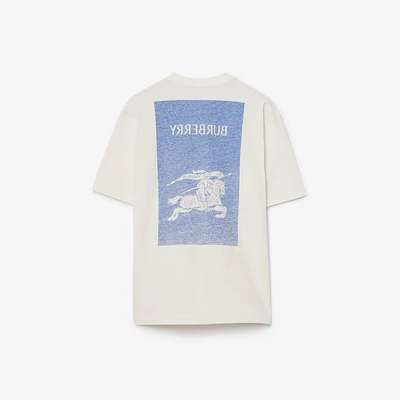 EKD Cotton T-shirt in Salt - Men | Burberry® Official