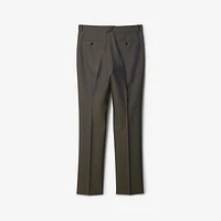 Wool Tailored Trousers in Reef - Men | Burberry® Official