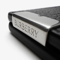B Cut Folding Card Case in Black - Men | Burberry® Official