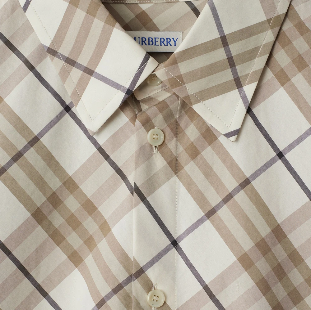 Regular Fit Check Cotton Shirt - Men | Burberry® Official