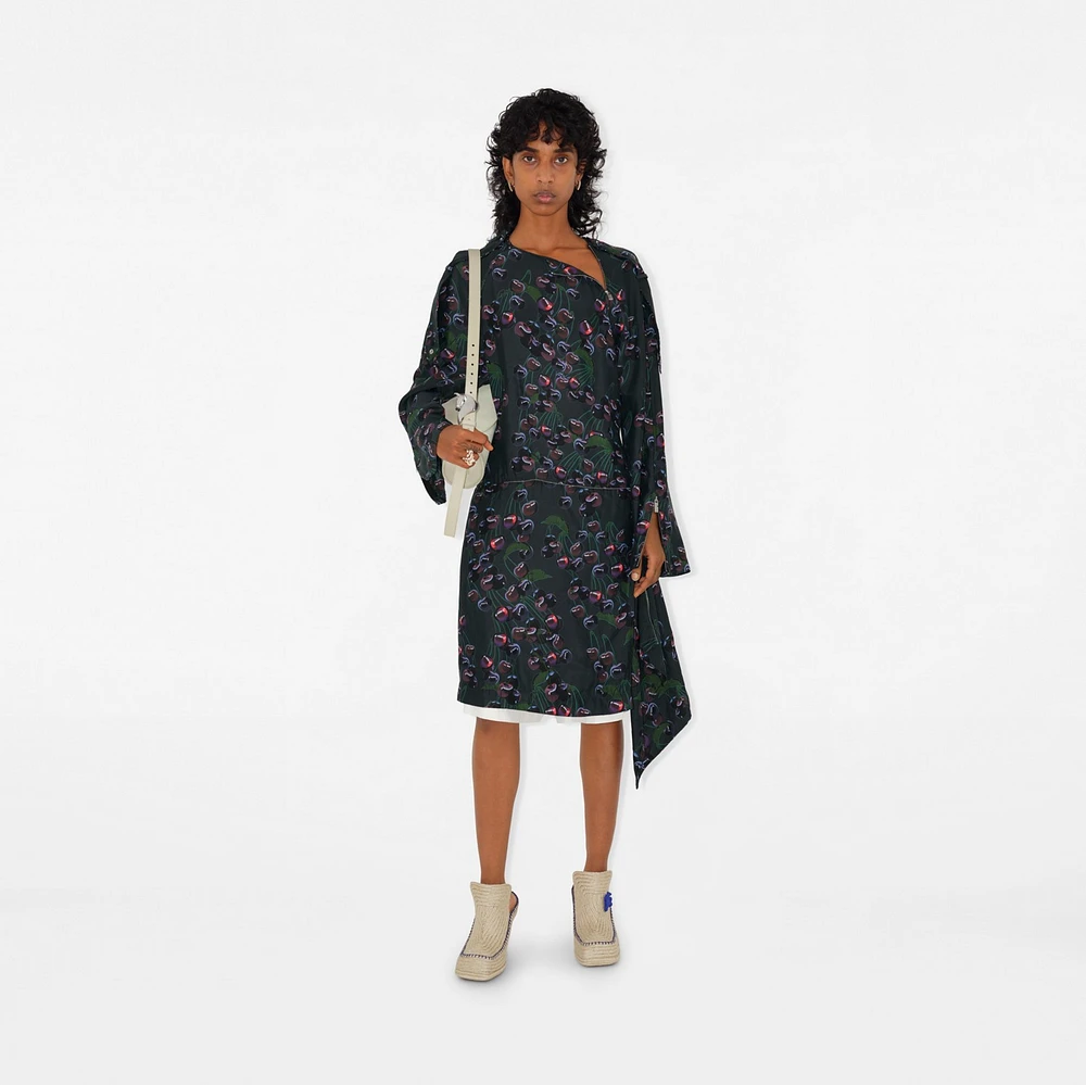 Cherry Dress in Vine - Women, Technical | Burberry® Official