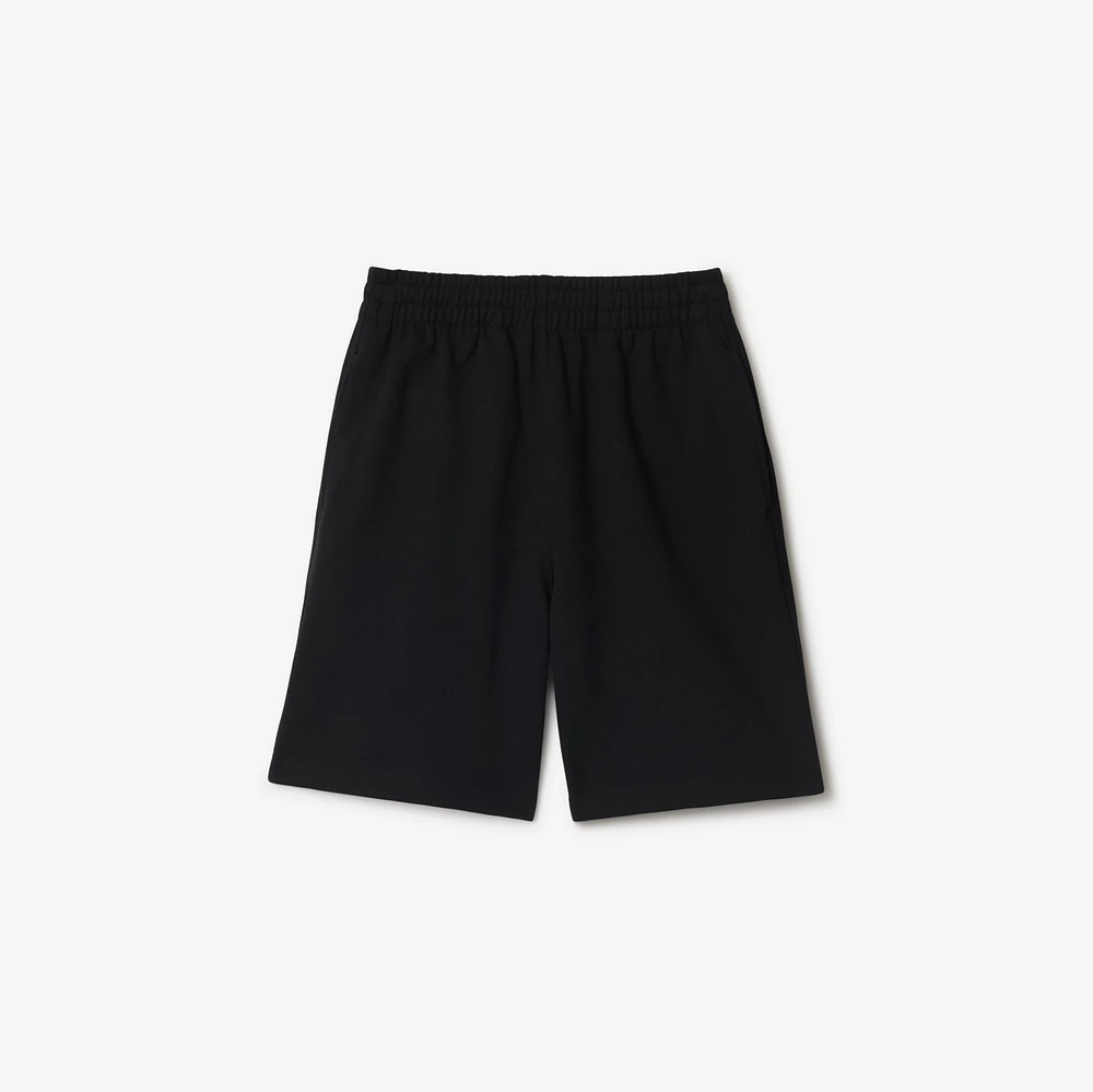 EKD Cotton Shorts in Black - Men | Burberry® Official