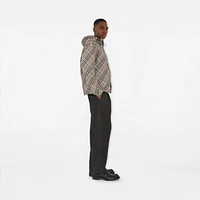 Reversible Check Jacket in Mauve grey - Men | Burberry® Official