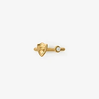 EKD Shield Pearl Ring in Gold/pearl - Women | Burberry® Official