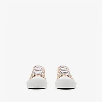 Check Sneakers in Teacup - Women, Nylon | Burberry® Official