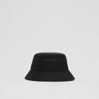 Horseferry Print Nylon Bucket Hat Black | Burberry® Official