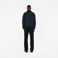 Quilted Nylon Jacket in Navy/charcoal melange - Men | Burberry® Official