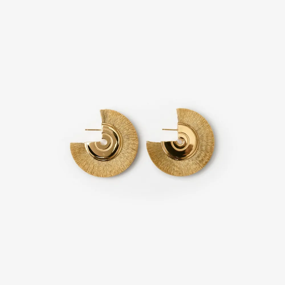 Buzz Earrings in Gold - Women | Burberry® Official