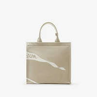 Small EKD Canvas Tote in Hunter - Women | Burberry® Official