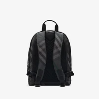Grid Backpack in Charcoal - Men, Nylon | Burberry® Official