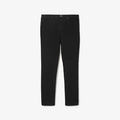 Slim Fit Jeans in Black - Men | Burberry® Official
