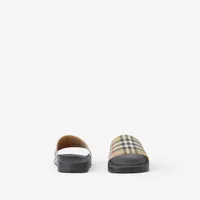 Check Slides in Archive beige - Women | Burberry® Official