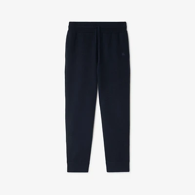 Cashmere Blend Jogging Pants in Navy - Men | Burberry® Official