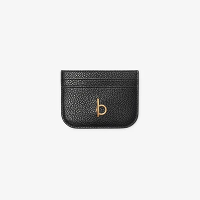 Rocking Horse Card Case in Black - Women, Leather | Burberry® Official