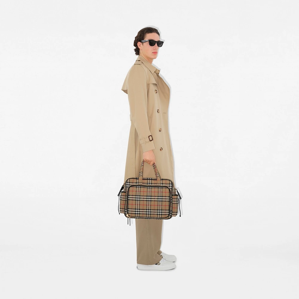 Check Baby Changing Bag in Archive beige - Children | Burberry® Official