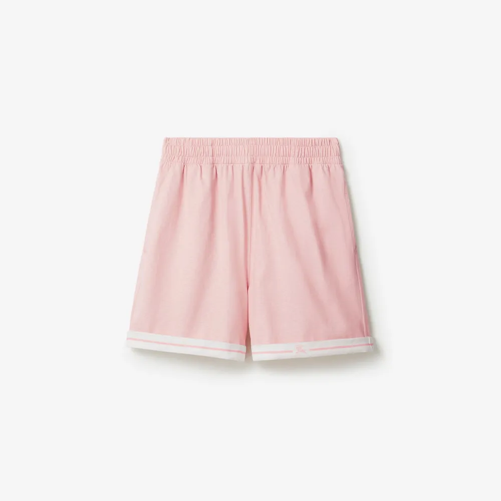 Cotton Shorts in Cameo - Women | Burberry® Official