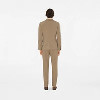 Wool Tailored Jacket in Puddle - Men | Burberry® Official