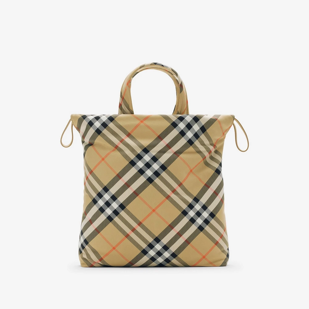 Check Tote in Sand - Children | Burberry® Official