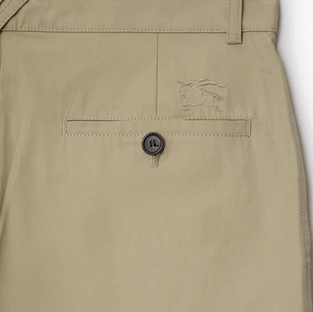 Cotton Chinos in Skylark - Men | Burberry® Official