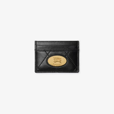Strand Card Case in Black - Women, Leather | Burberry® Official