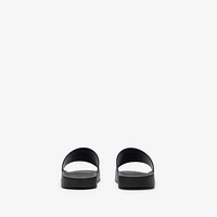 Check Slides in Midnight - Men, Technical | Burberry® Official